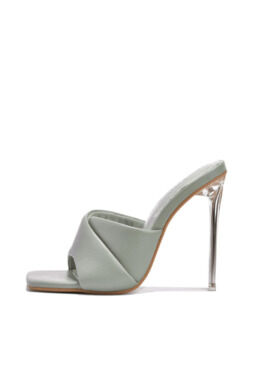 Cape Robbin Talulla Clear Stiletto Heels